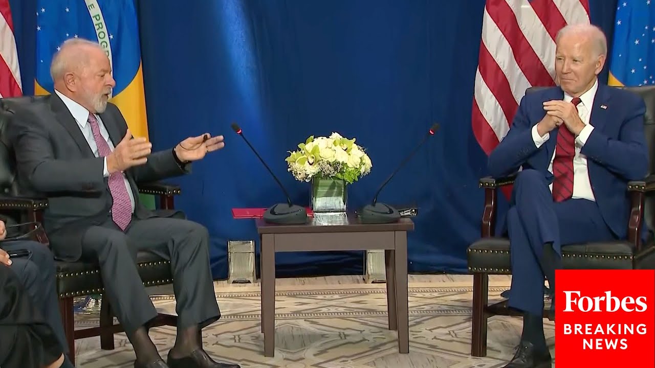 JUST IN: Biden Meets With Brazil's President Luiz In&aacute;cio Lula Da Silva During United Nations Summit