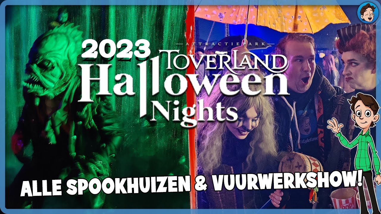 ALLE SPOOKHUIZEN! - TOVERLAND HALLOWEEN NIGHTS 2023 REVIEW