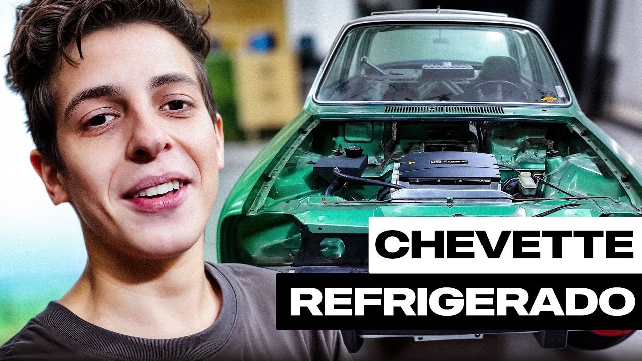FIZ A REFRIGERAÇÃO DO CHEVETTE ELÉTRICO