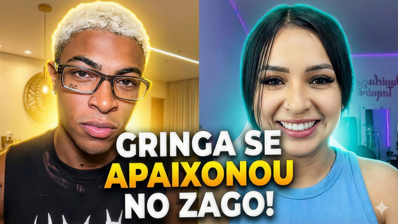 ZAGO FEZ A GRINGA SE APAIXONAR! ZAGO E DANIELA TAQUIRE! 