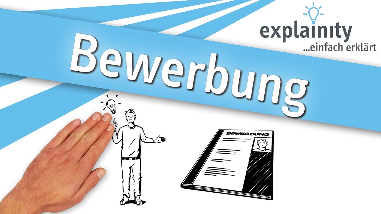 Bewerbung einfach erkl&auml;rt (explainity&reg; Erkl&auml;rvideo)