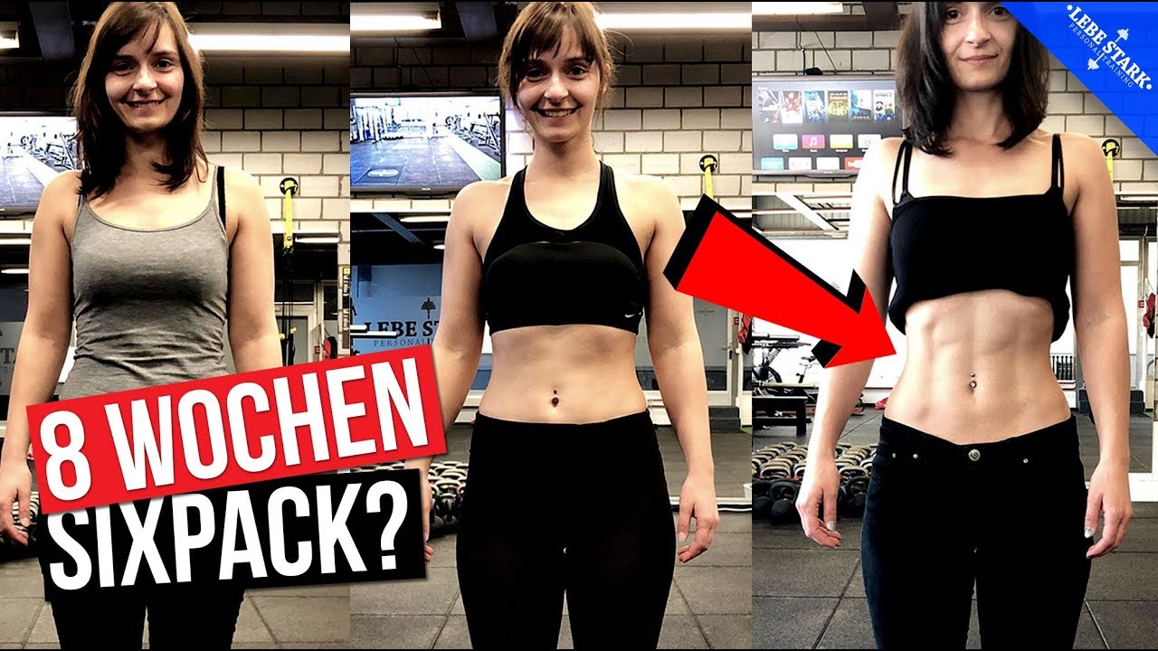 SIXPACK bei einer FRAU - (IN NUR 8 WOCHEN!)