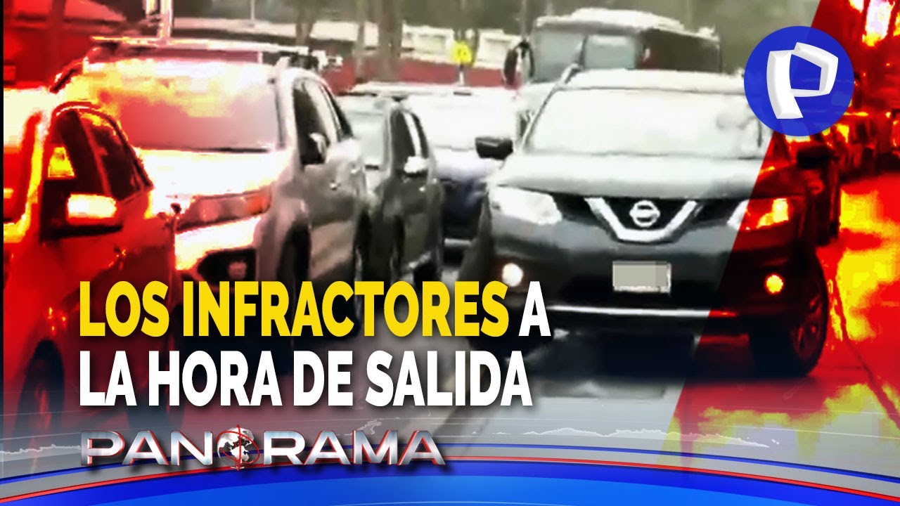 Los infractores de la hora de salida: padres desaprobados en normas de tránsito