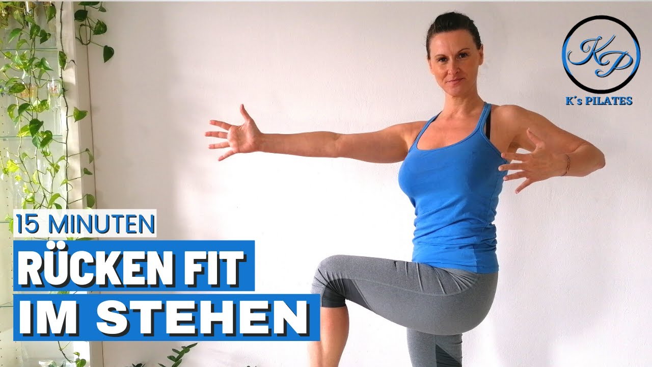 R&uuml;cken Fit im Stehen |  R&uuml;ckentraining zu hause [einfache &Uuml;bungen ohne Ger&auml;te]