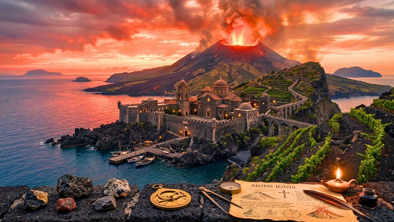 Medieval Music for Sleep & Calm | At the Foot of the Volcano