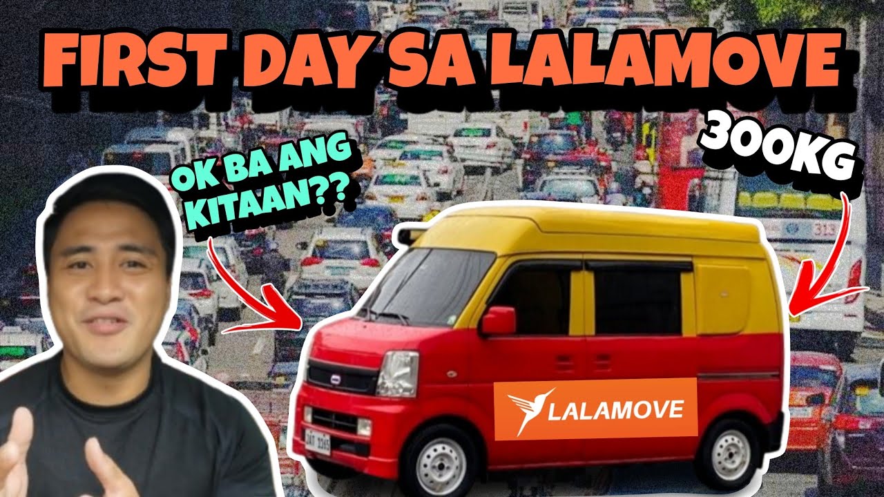 LALAMOVE -FIRST DAY SA 300KG MINIVAN|DOUBLE BOOKING|LALAMOVE 4 WHEELS|SUZUKI EVERY|SHEEPVLOGS