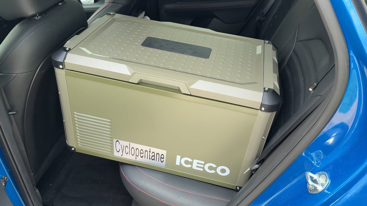 ICECO 37QT VL35ProS Olive 12V Metal Single Zone Fridge Freezer and Magnetic Power Bank 250WH