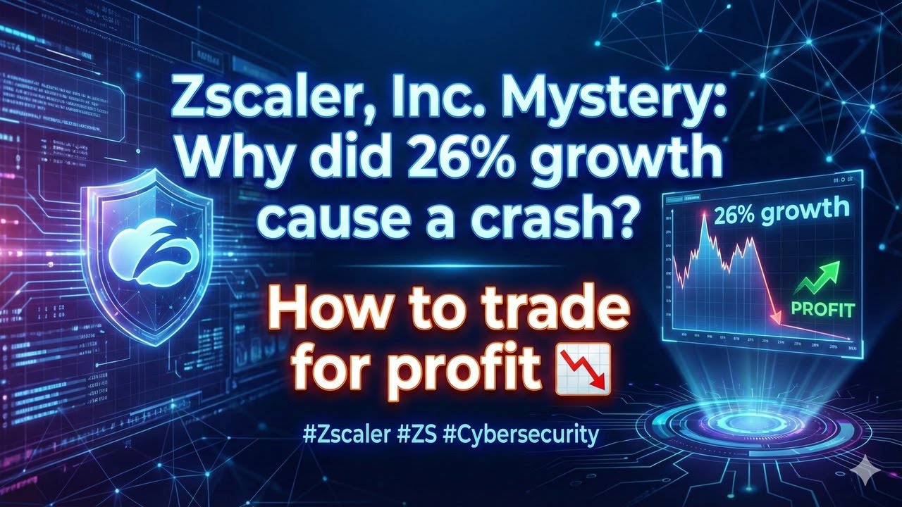 [Fullver] Zscaler, Inc. Mystery: Why did 26% growth cause a crash? How to trade for profit 📉