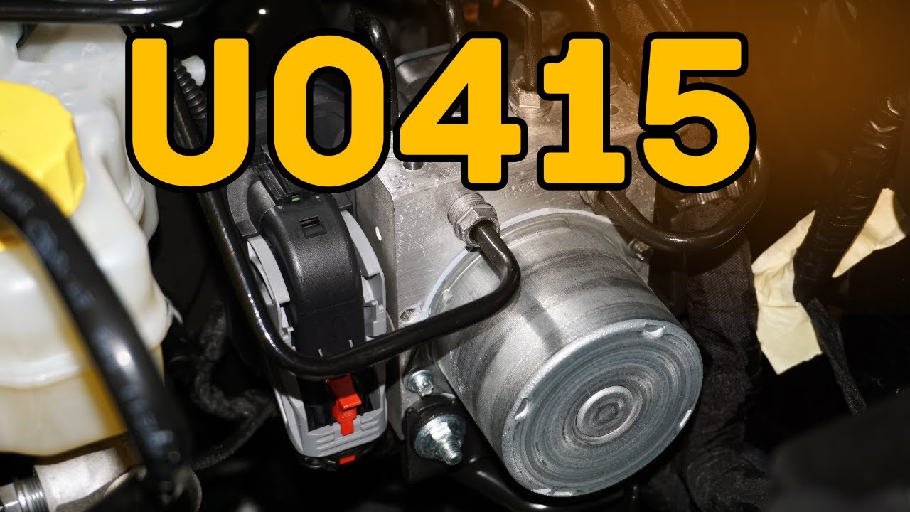 Исправление кода U0415 – объяснение ошибки связи с модулем ABS!