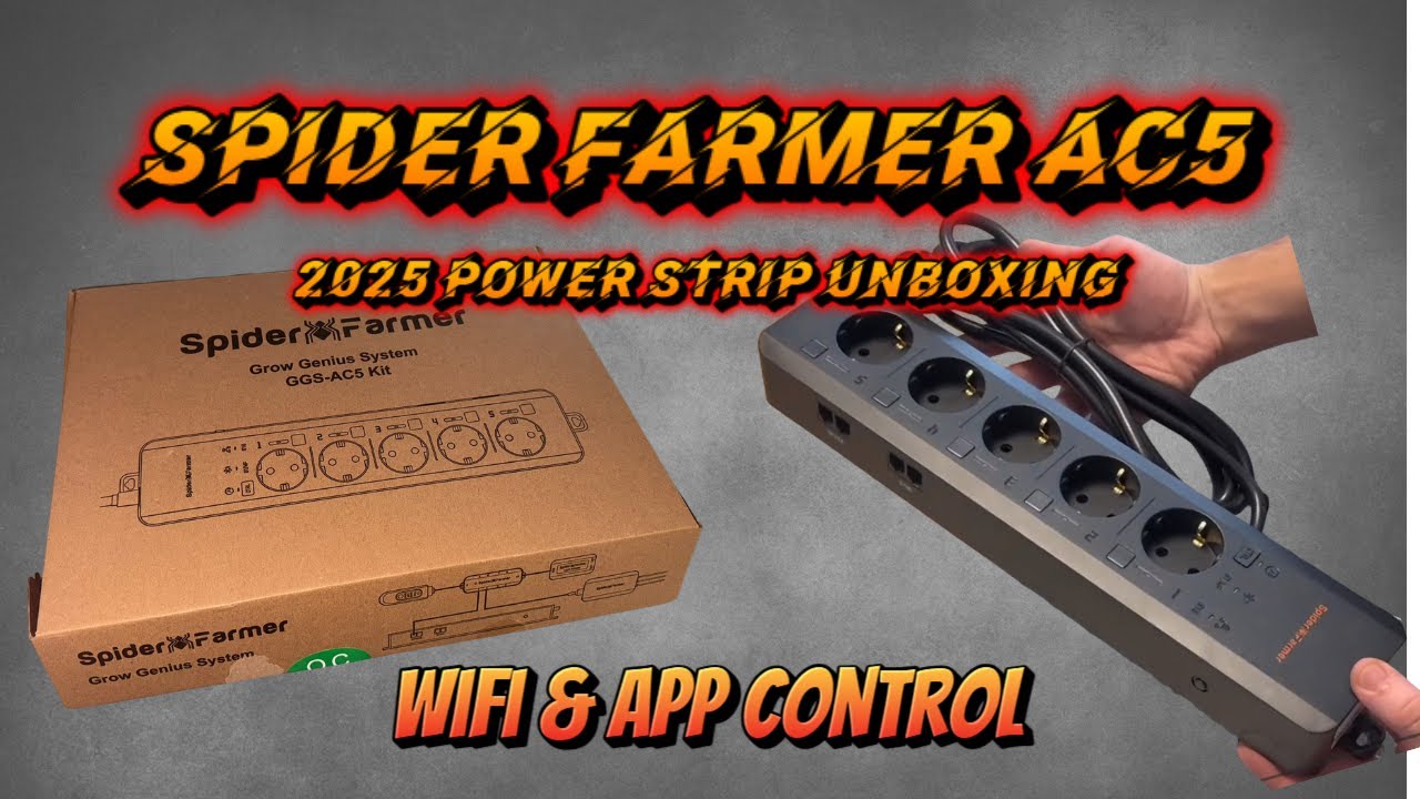 Spider Farmer GGS AC5 Smart Power Strip 📦