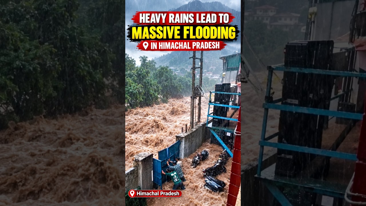 After Nepal, Himachal faces massive flooding. Severe swelling water led to dangerous situations