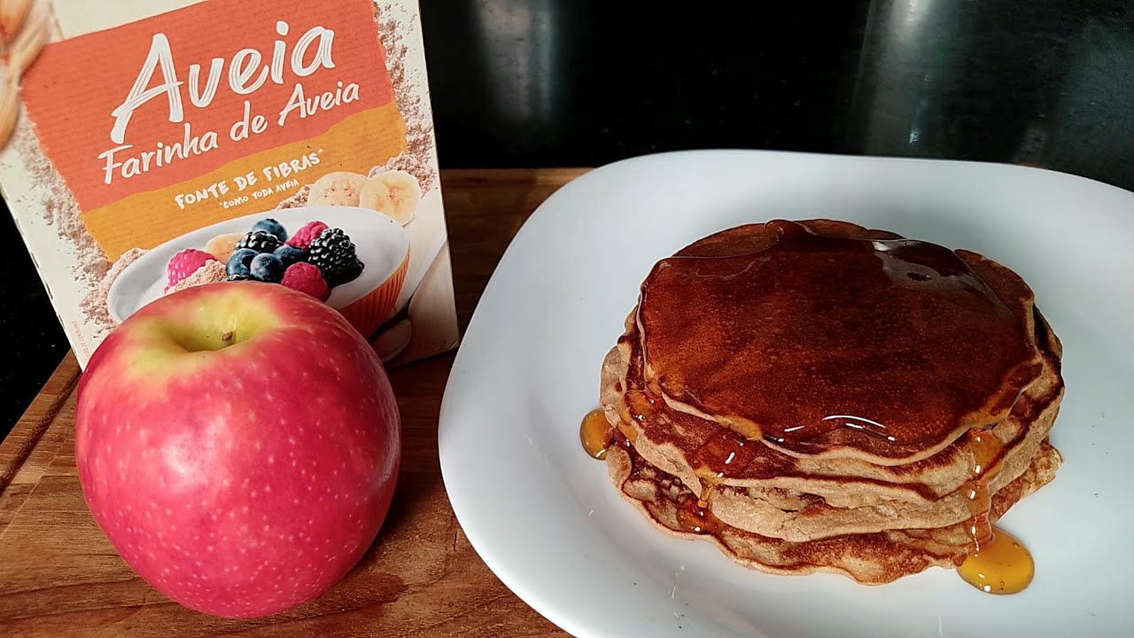 PANQUECA FIT DE MA&Ccedil;&Atilde; COM AVEIA