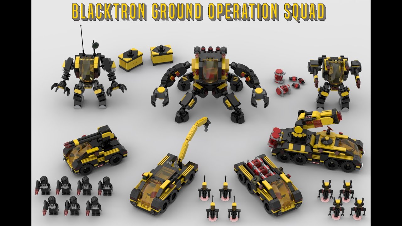 Bricklink Designer Program - Series 8 - Blacktron Squade Preview