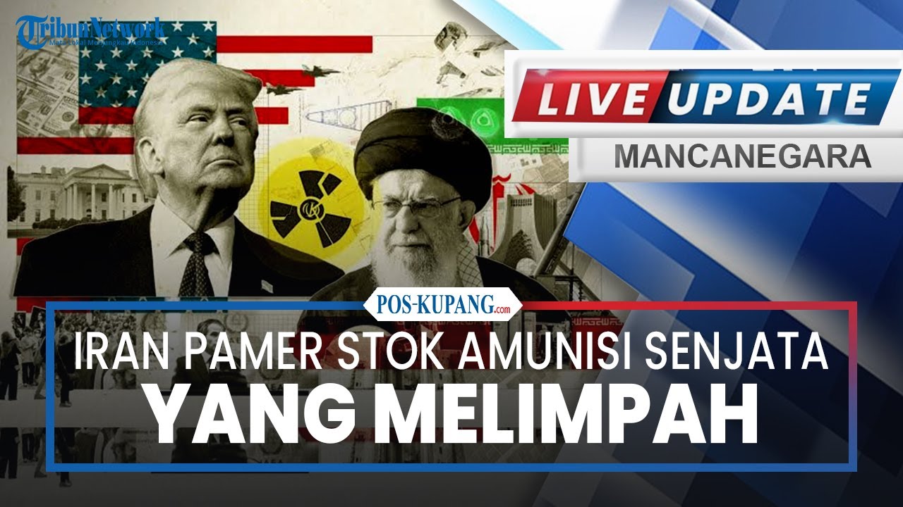 🔴Iran Pamer Stok Amunisi Melimpah, Gertak Trump Tegaskan Militer Tak Akan Tahan Diri Jika Diserang