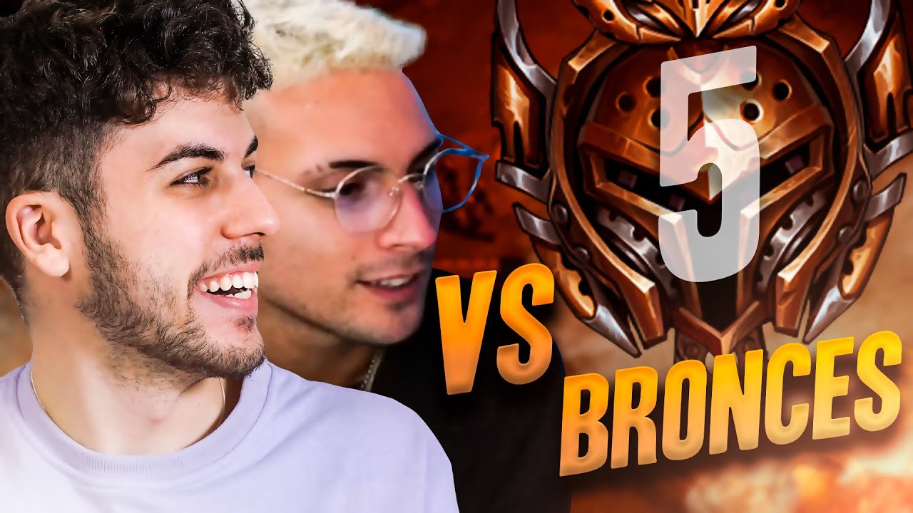 El RETO DEFINITIVO ¡COSCU y WERLYB vs 5 BRONCES!