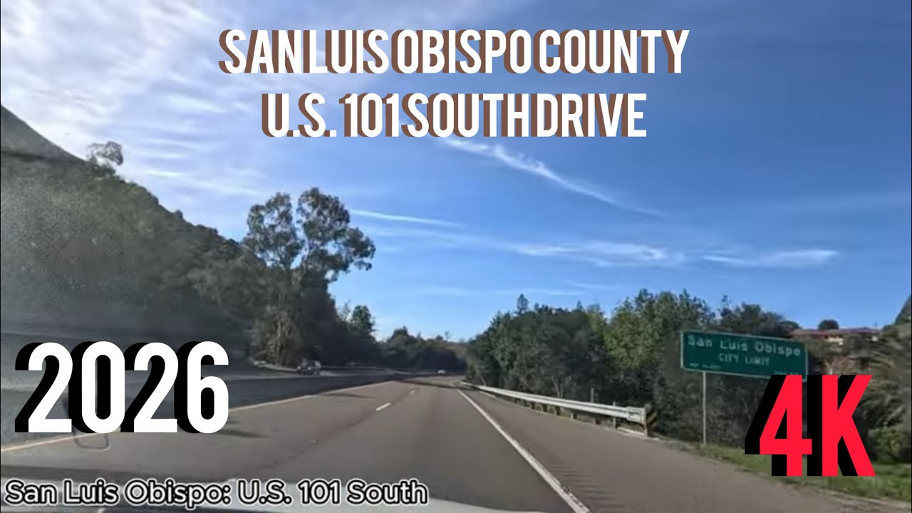 Road Trip Joyrides With Emanuel Pt93: U.S. 101 South Drive from Paso Robles to San Luis Obispo, CA