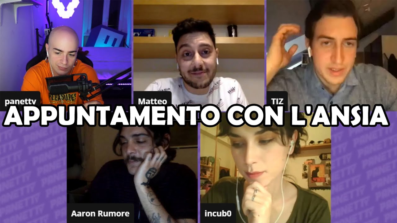 APPUNTAMENTO CON L'ANSIA con Panetty Tiz Matteo Corradini Incub0 e Aaron Rumore