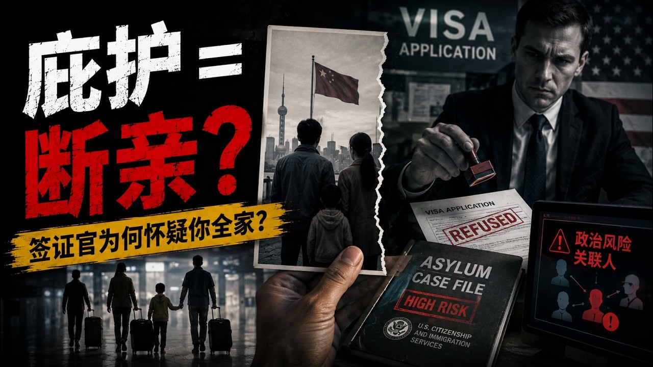 庇护=断亲？为什么&ldquo;你庇护了&rdquo;签证官会怀疑你全家？签证系统和移民局如何协同审查你的&ldquo;案件衍生风险&rdquo;？