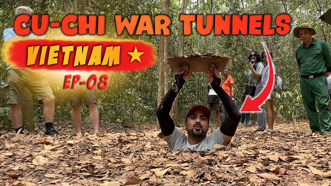 🇻🇳 UNDERGROUND 30ft Deep TUNNELS | How Vietnamese defeated USA | CU-CHI WAR TUNNELS | EP-08