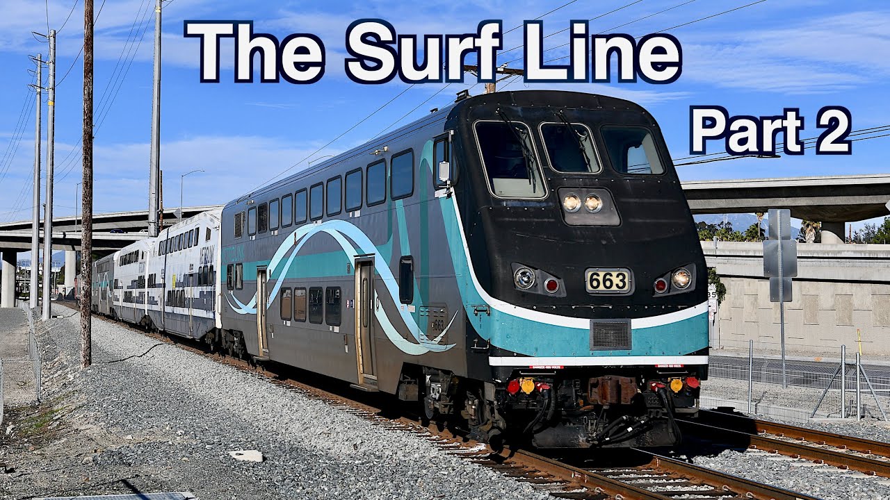 Trains of The Surf Line: Fullerton - San Juan Capistrano, California: PART 2