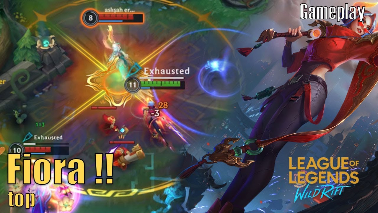 Wild Rift Fiora VS Irelia Baron Lane (MVP)