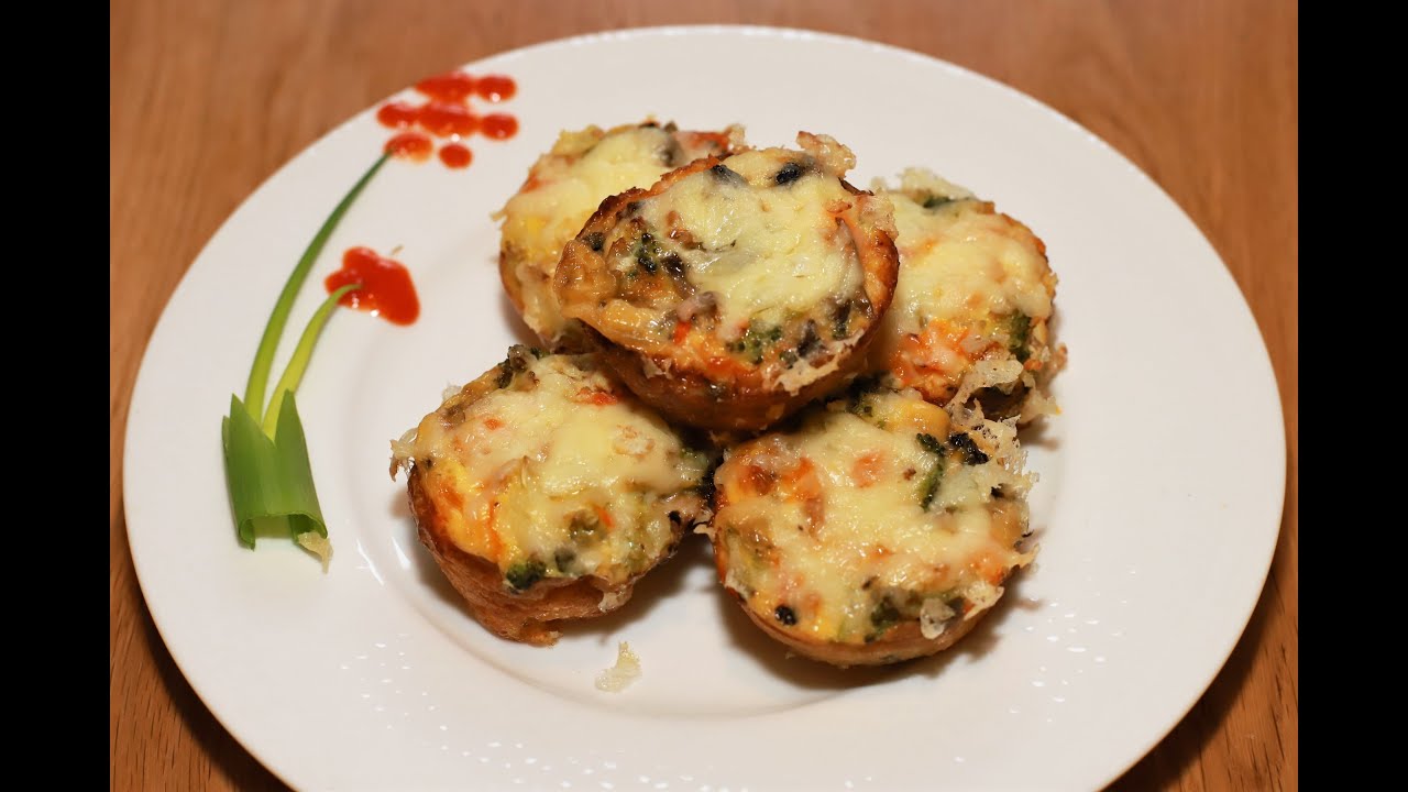 Vegetable Egg Muffin - a healthy and tasty Breakfast recipe for kids || Easy Breakfast Idea