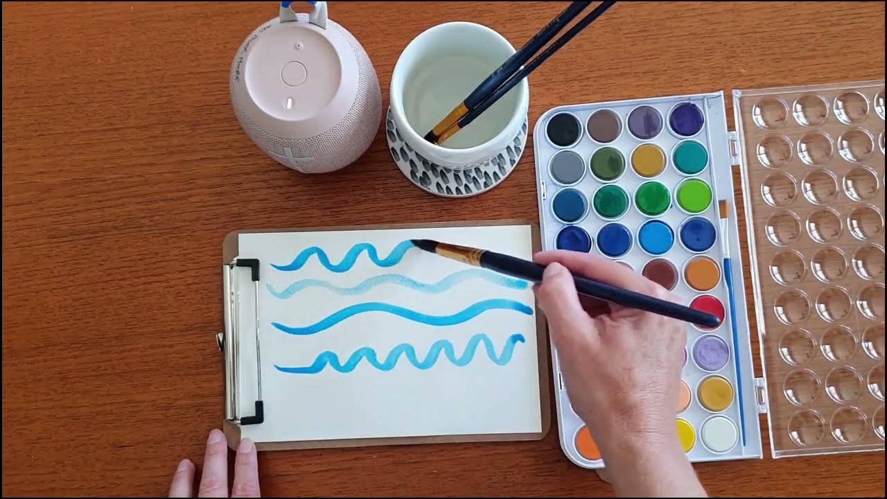 Try painting to music as a way to get into a flow state, it's so much fun, like a moving meditation