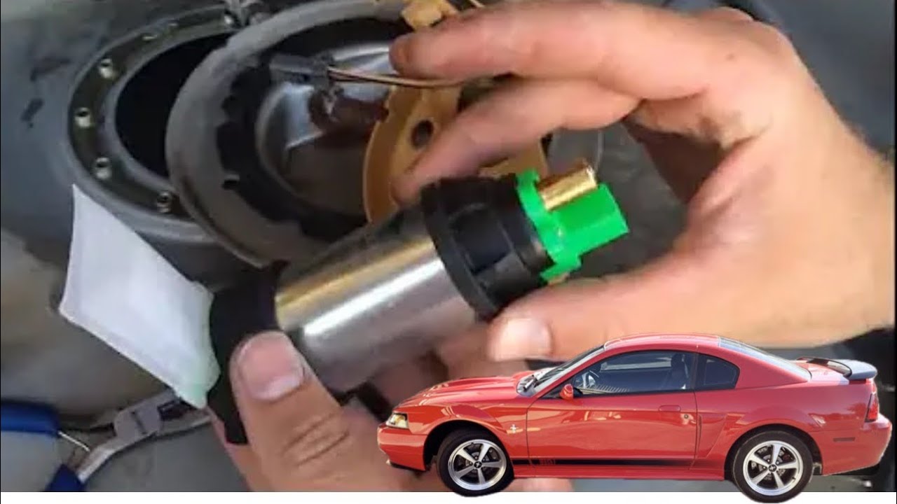 How to change a fuel pump & Fuel Filter: Ford Mustang 1994-2004 sn95 New edge filler neck grommet