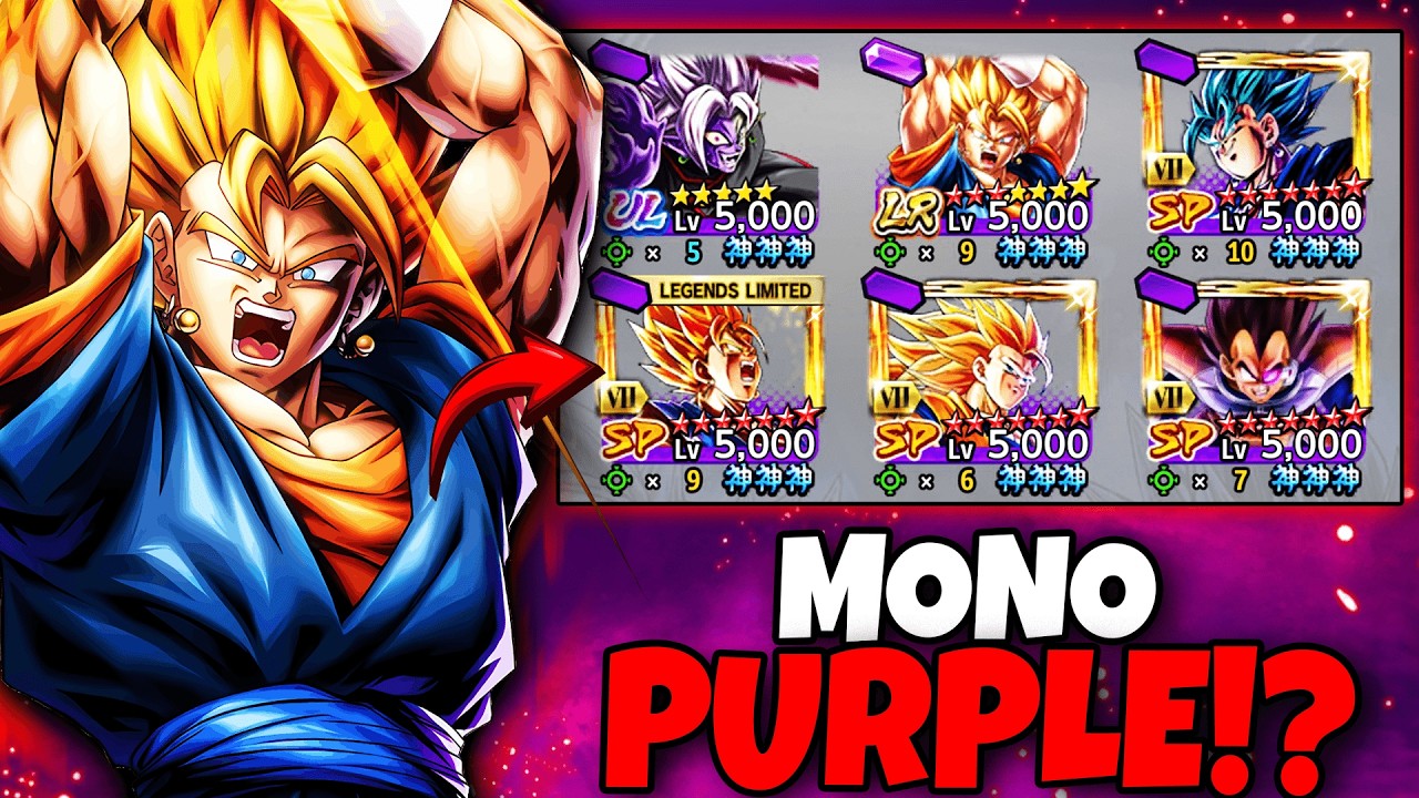 I TRIED MONO PURPLE...IT'S BROKEN! | Dragon ball legends
