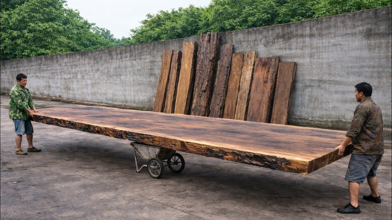 These Wooden Planks Were Left to Be Gnawed by Termites Until...! He Did!