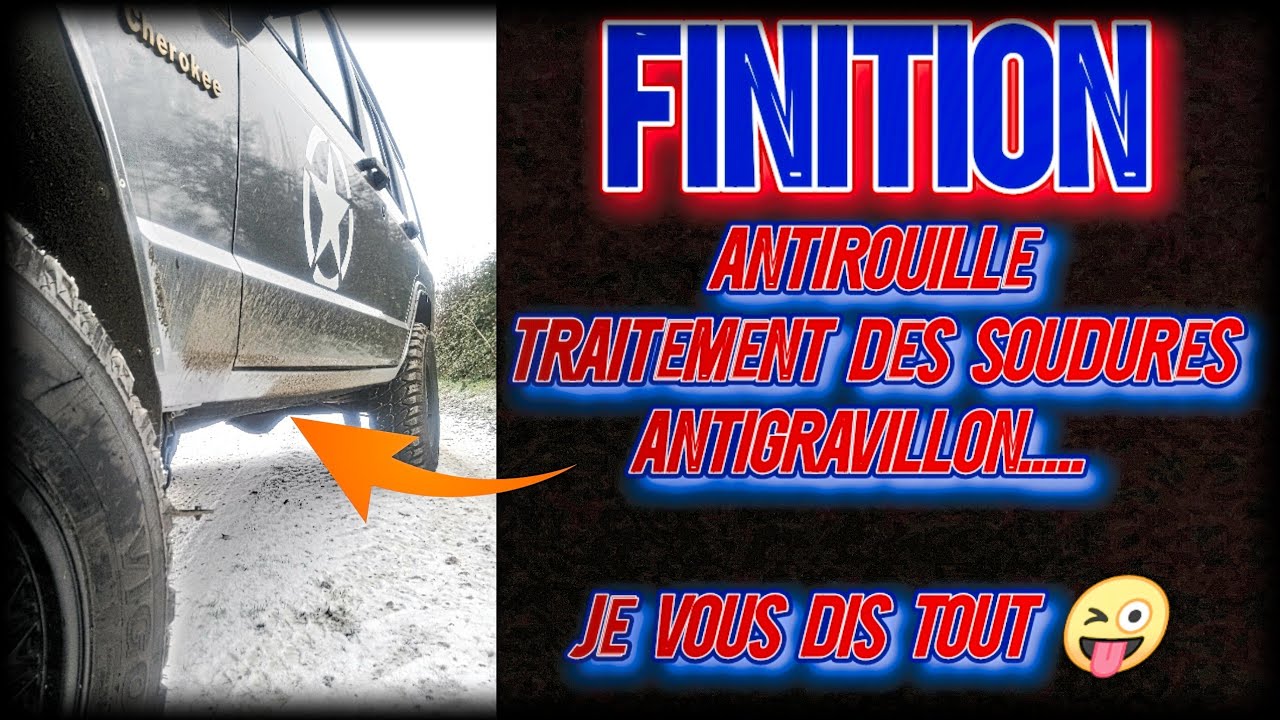 Finition carrosserie soudure tôle fine (fil fourré) bas de caisse /welding no gas
