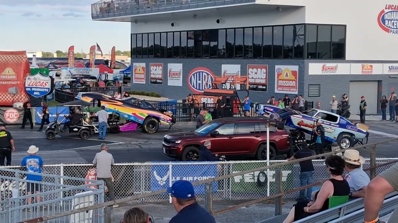 Legends Qualifying at the US Nationals at Indianapolis Raceway Park 