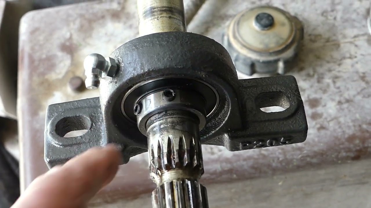 Grasshopper Jackshaft Bearing Replacement