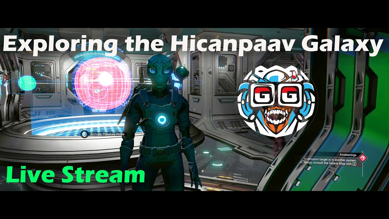 Exploring the Hicanpaav Galaxy - Live Stream - No Man's Sky