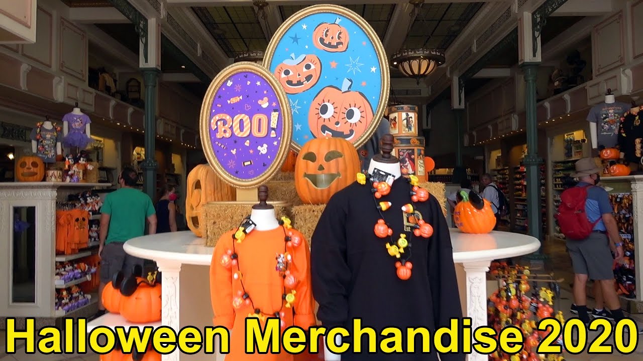 Halloween Merchandise and Displays at The Magic Kingdom Emporium 2020, Walt Disney World