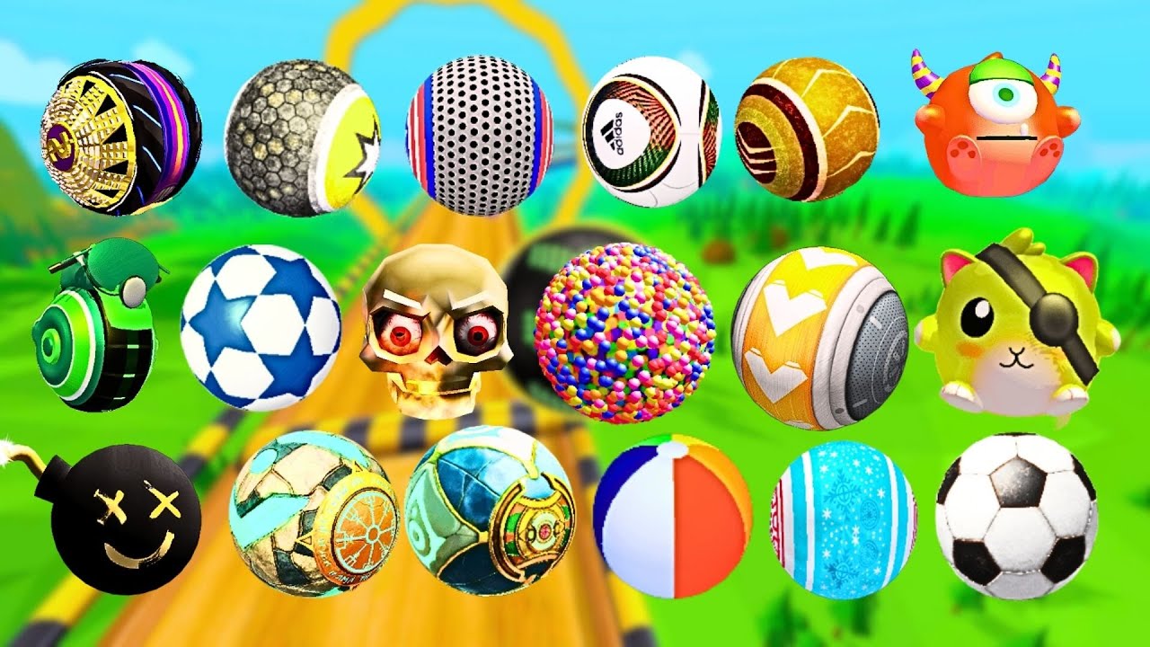 Going Balls VS Rollance VS Rolling Ball Sky Escape VS Ball Games Speed Run 