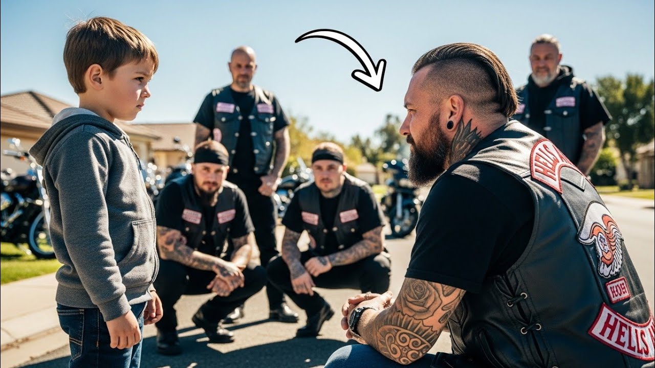 Little Boy Whispers, “They Took My Sister…” — What the Bikers Did Next Was Instant