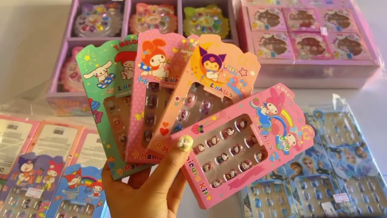 Cutest Kids Nail Collection 💅🌸 | Haul Video | Kids Accessories 