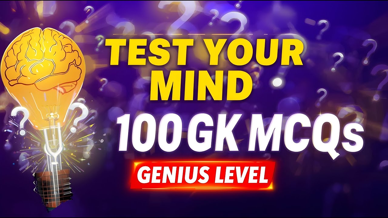 Test Your Mind | 100 General Knowledge MCQs | If You Are a Genius #quiz #viral #chellange #maths