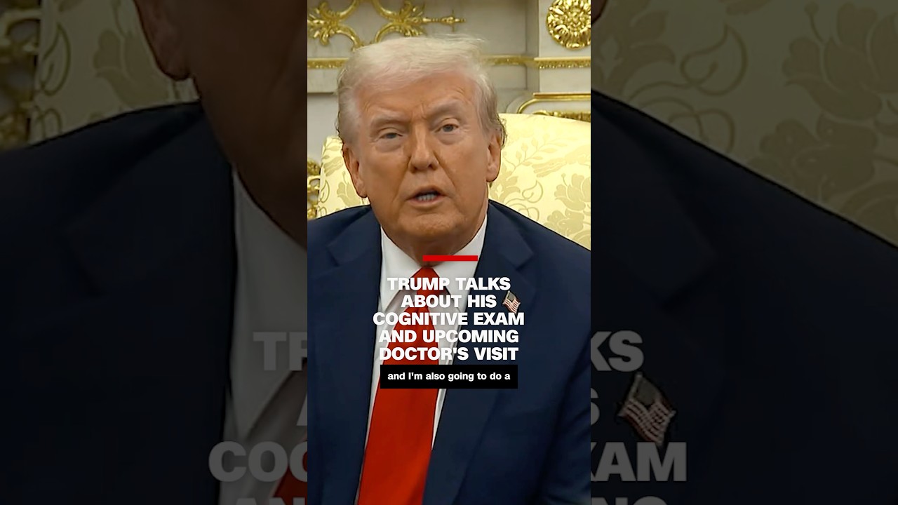 Trump talks about his cognitive exam and upcoming doctor's visit