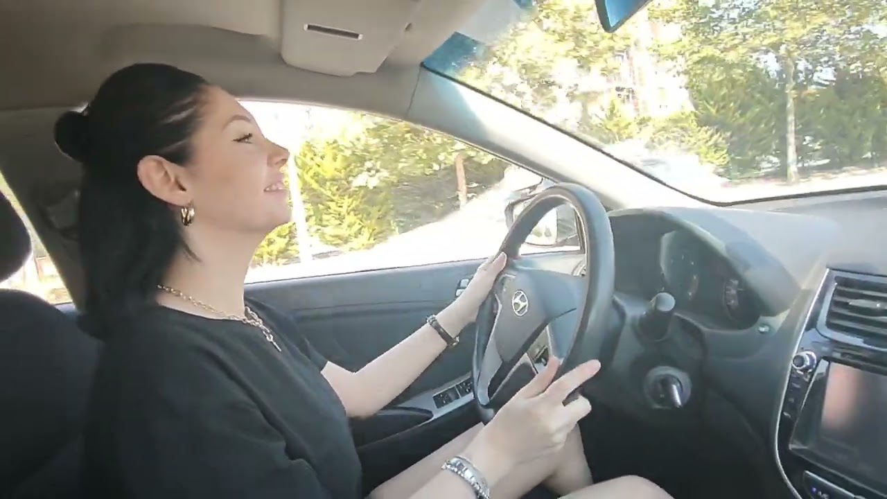 BAHAR İLE OTOMATİK ARAC  ÇİFT SINAV PARKURU