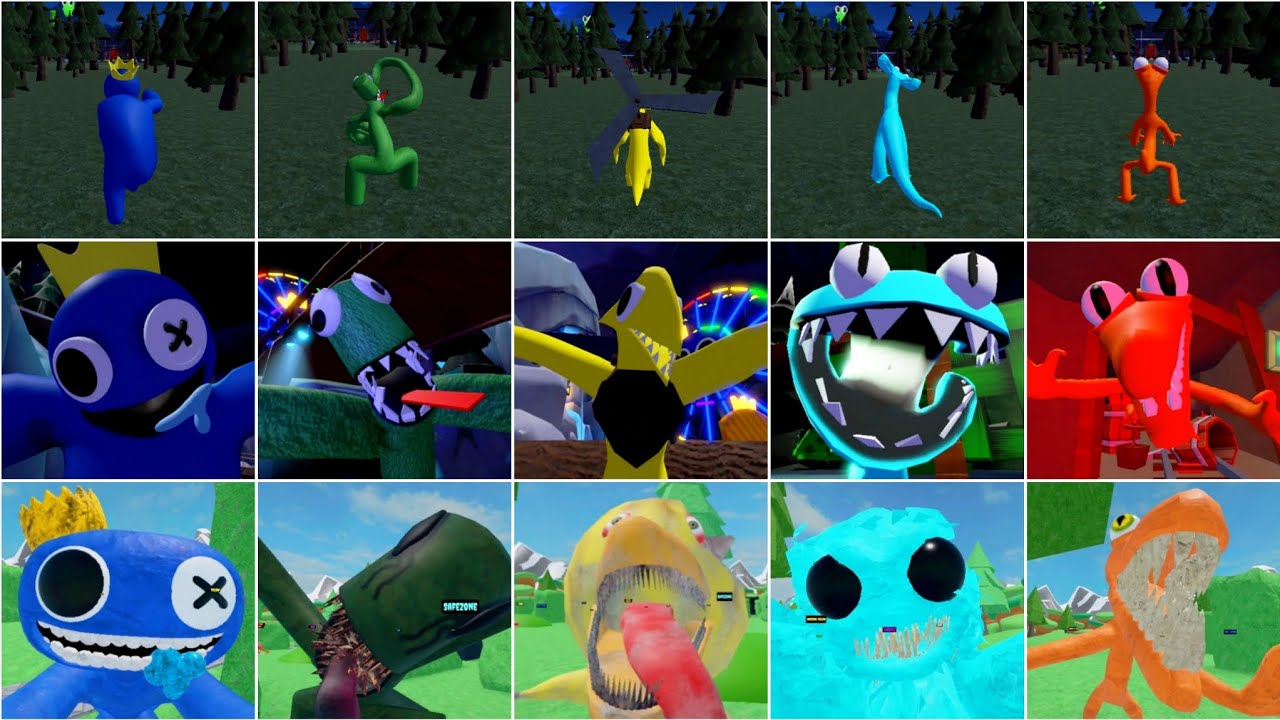 All Rainbow Friends Jumpscares Compared (Horrifying!)