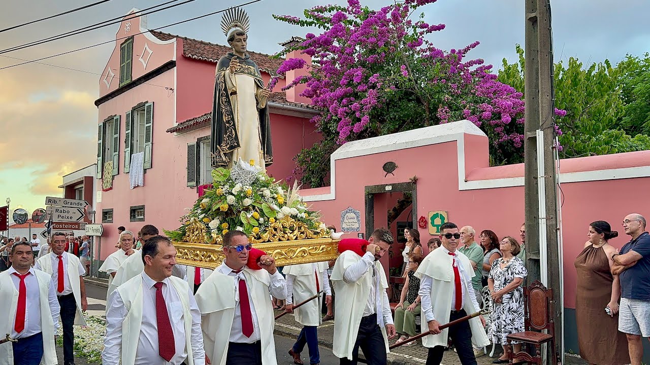 Procissão 🙏 em Honra de São Vicente Ferreira / Ponta Delgada, São Miguel Açores Portugal -24.08.2025