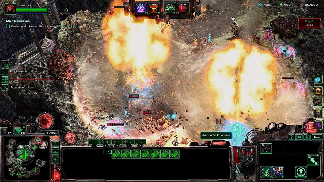 SC2 Nexus Co-Op Dead of Night ▏ Gabriel Tosh & Valerian Mengsk Custom Mutation GamePlay
