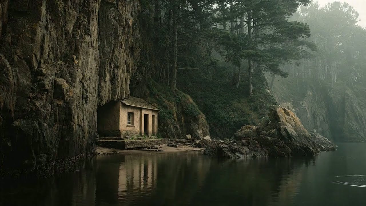 Misty Cliffside Haven 🌲 Peaceful Ambient Piano (1 Hour)