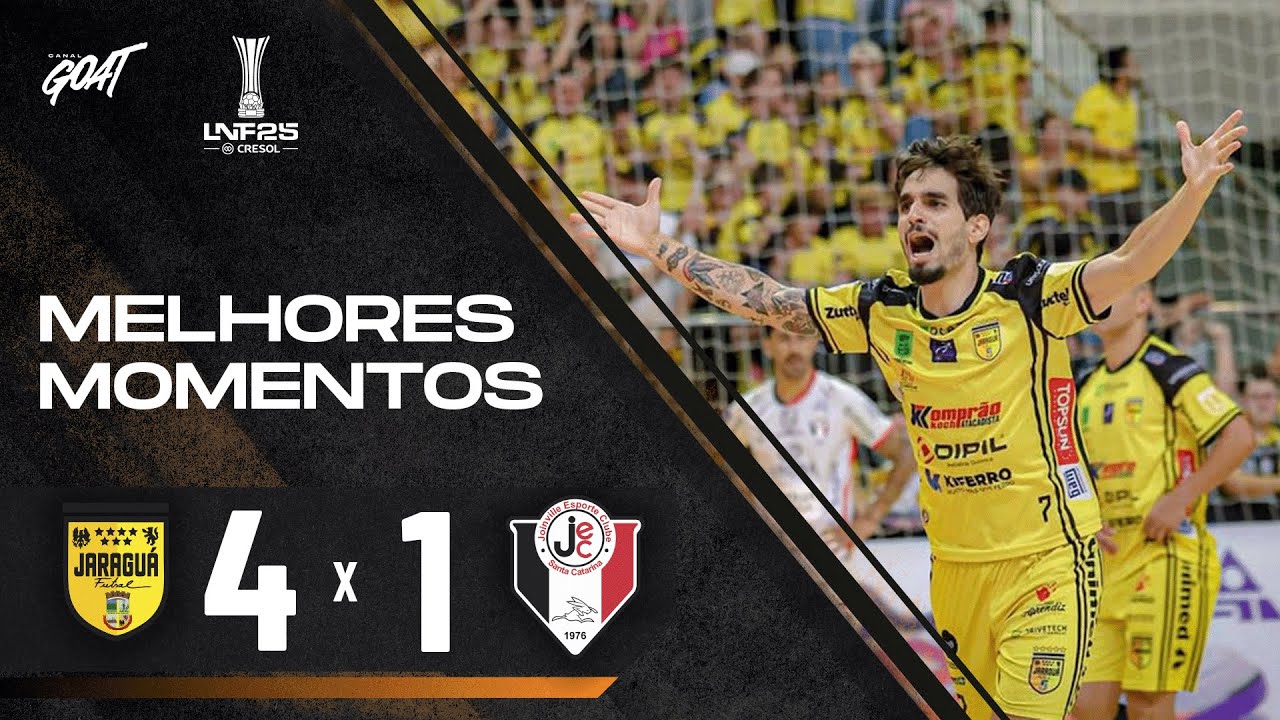 JARAGU&Aacute; VOLTA A GOLEAR O JEC E AVAN&Ccedil;A &Agrave; SEMIFINAL DA LNF!