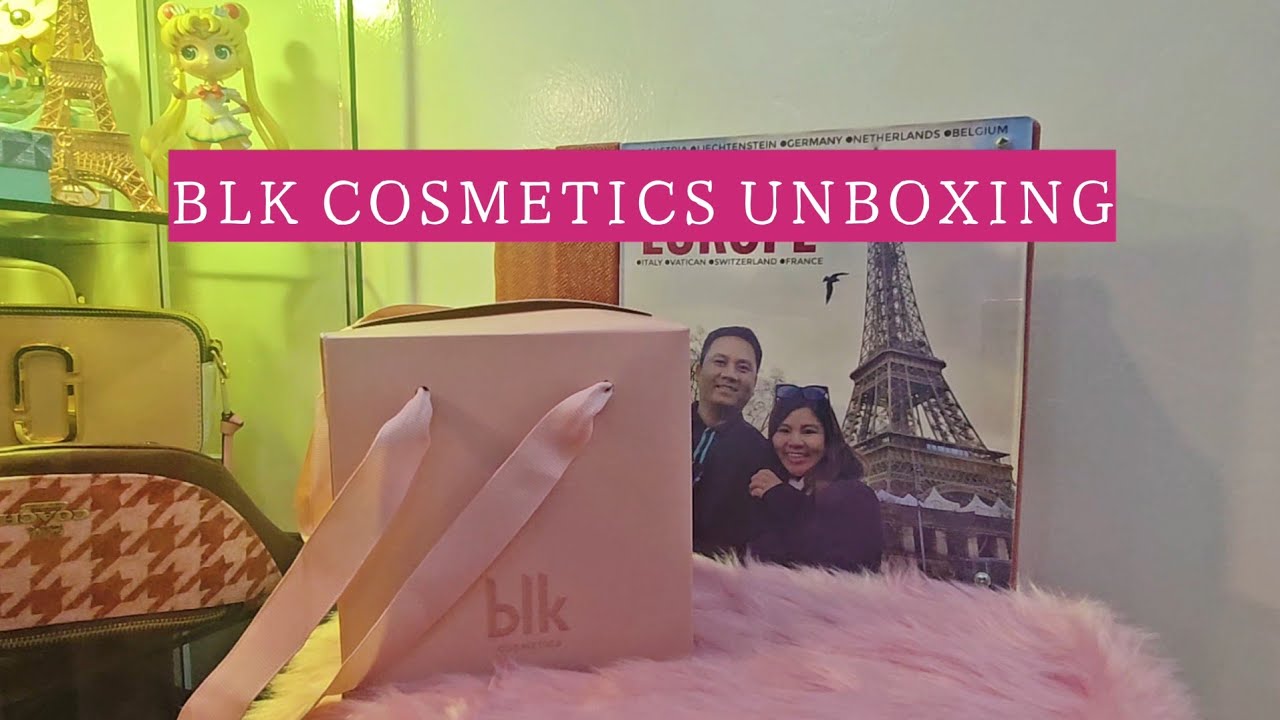BLK Cosmetics Unboxing with Free Travel LED Mirror