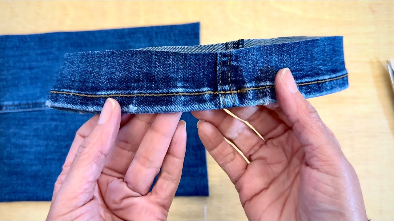 How to hem your jeans and keep the original hem (eurohem)