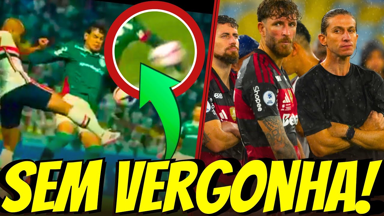 ESCANDALOSO!! NOVO ERRO A FAVOR DO PALMEIRAS! FILIPE LUÍS MUDA O FLAMENGO PARA A SEMIFINAL!