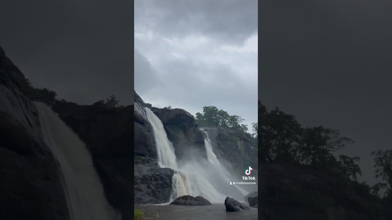 Discover the hidden beauty of this majestic waterfall. 🌊✨ #NatureMagic #WaterfallWonder
